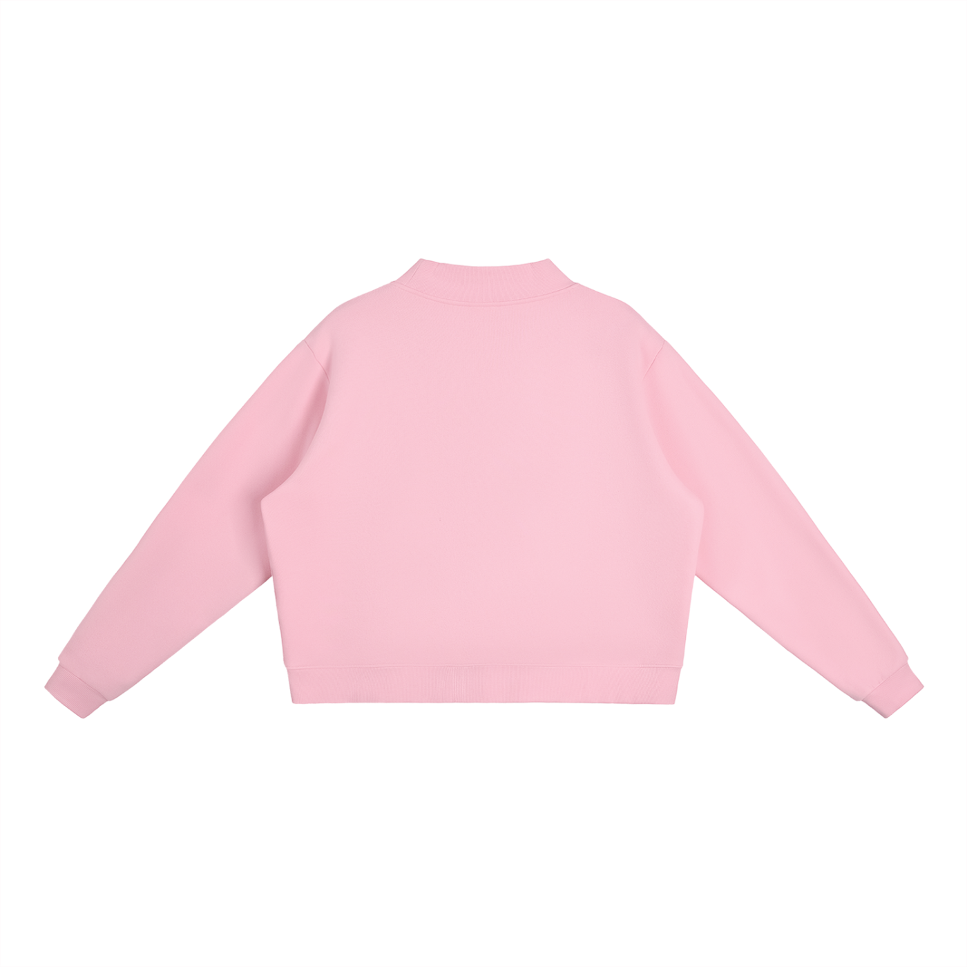 Mock-Neck Crew Sweatshirt