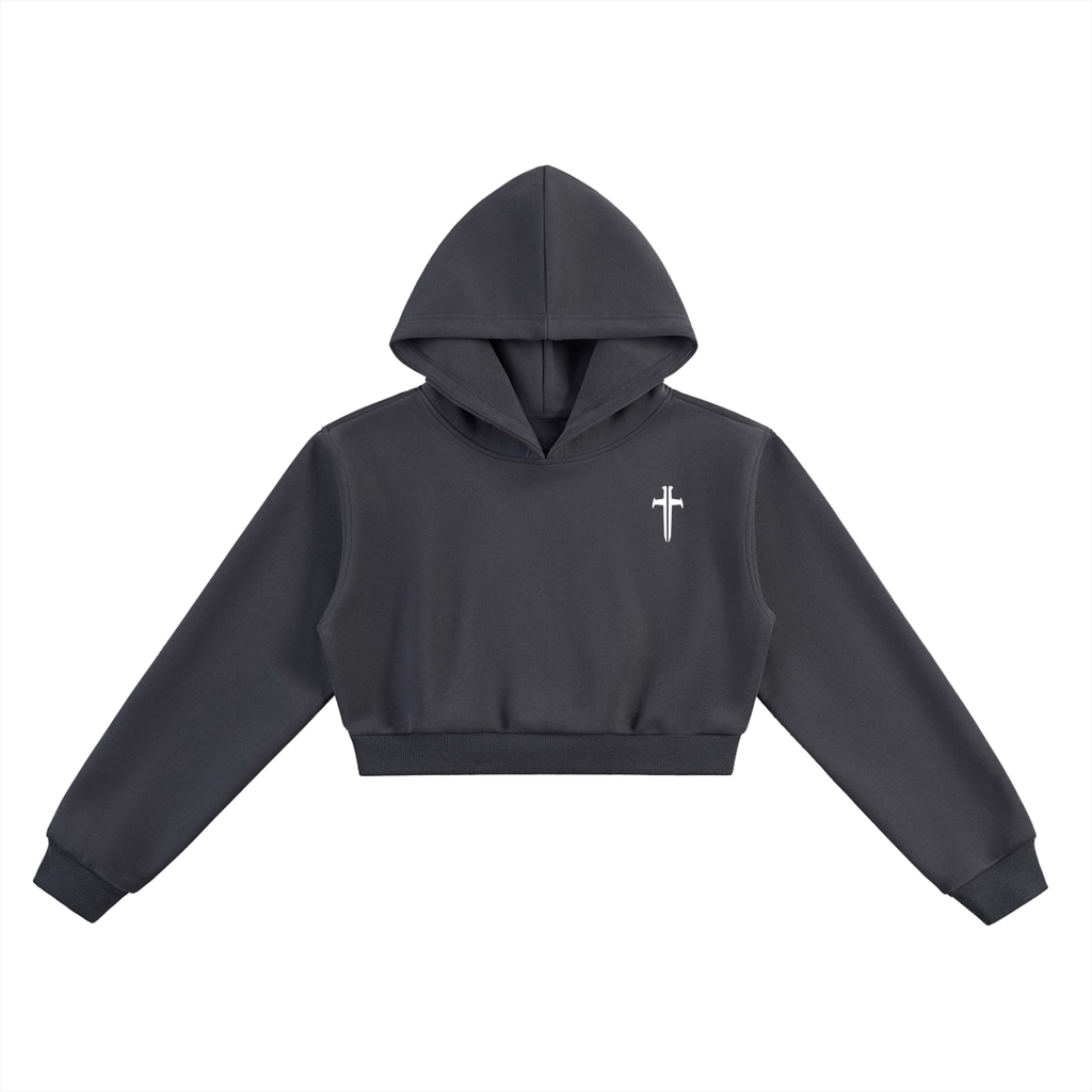 Essential Cropped Hoodie
