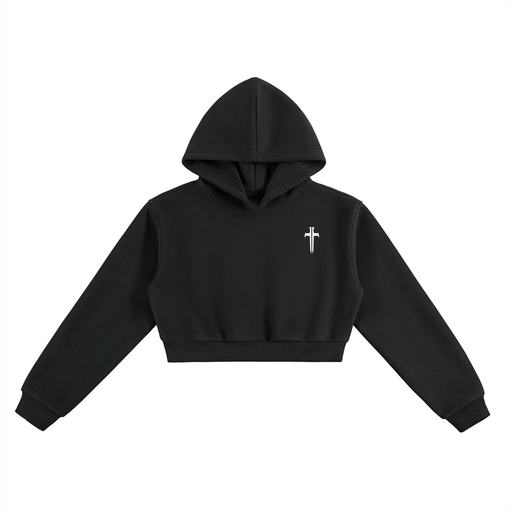 Essential Cropped Hoodie